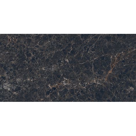 Mexen Slik Emperador Campione nero di gres smaltato rett. G1, piastrella per pavimenti e pareti 120 x 60 cm, alta lucidatura - T (1/5)