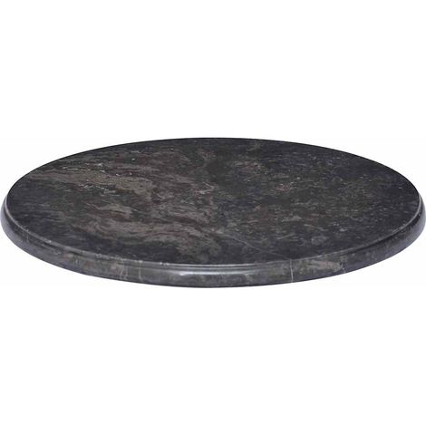 Maison Exclusive - Tablero para mesa mármol negro Ø50x2,5 cm