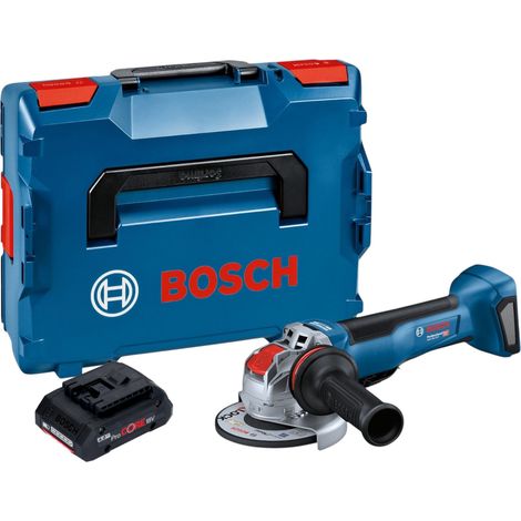 Smerigliatrice angolare a batteria Bosch GWX 18V-10 P Professional 18 V 125 mm X-LOCK Brushless + 1x batteria ProCORE da 4,0 Ah + L-Boxx - senza caricabatterie (1/5)