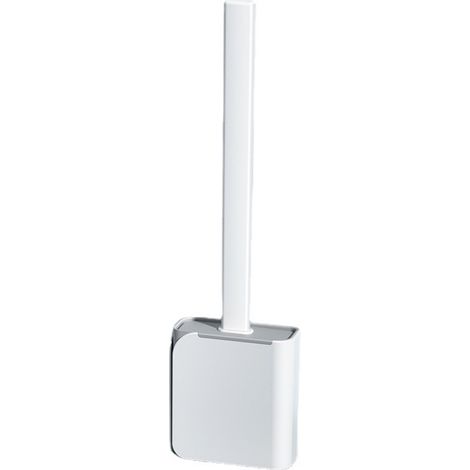 Brosse WC Brosse WC avec support à séchage rapide pour salle de bain WC Compact Blanc (1/2)