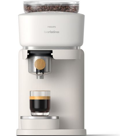 Philips Baristina Máquina de café blanca con molinillo (1/5)
