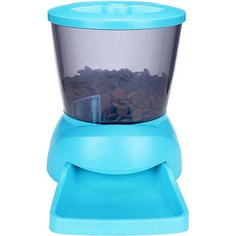 Distributeur automatique de nourriture pour animaux de compagnie de 4,5 L avec fonction mémoire, facile à utiliser et pratique. (1/4)