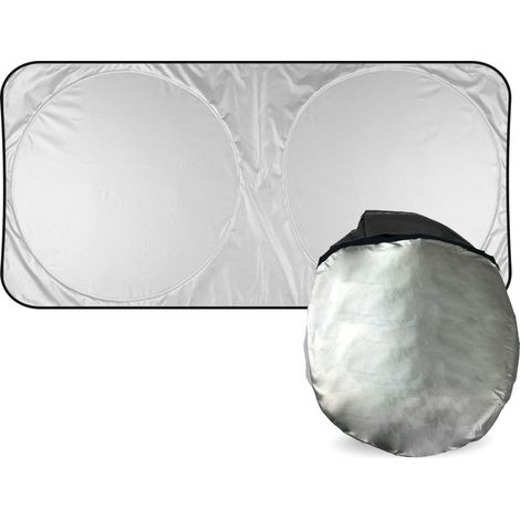 800240 Parasol WISDOM para parabrisas 150x70 cm anti UV y calor