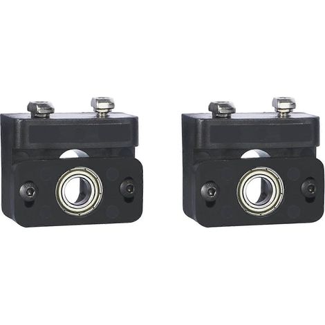 2x Z-Achsen-Gewindespindel-Befestigungsblock für 3D-Drucker, Gewindespindel-Befestigungshalterung für CR-10 Ender 3, T8 Z-Stangenlagerhalter (1/2)