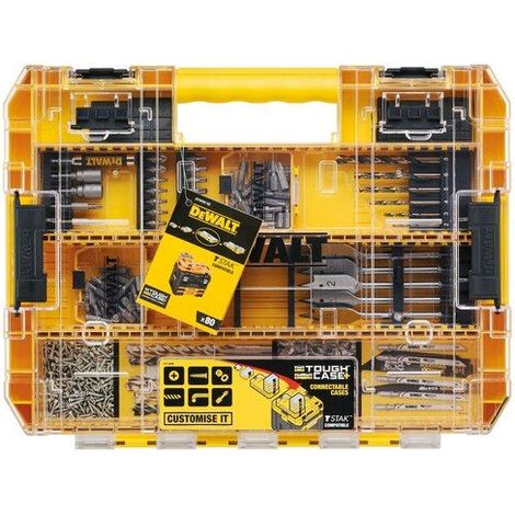 Dewalt Bohrer- und Bit-Set, 80-teilig.