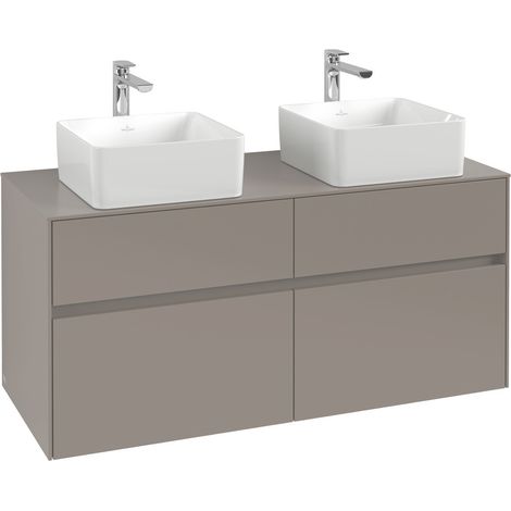 Villeroy & Boch Collaro Meuble sous-lavabo, 4 tiroirs, pour 2 (1/2)