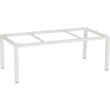 Aluminium-Tischgestell Base Farbe weiß