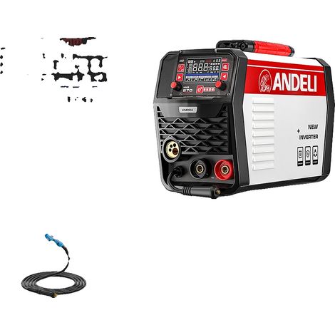 Machine à souder, capable de MIG et TIG, support de double tension, DEL MIG-270 P1 (1/2)