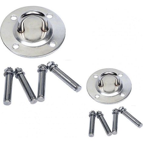 Kit de suspension durable, support de fixation au plafond et au mur, support mural robuste, hamac réglable, table, chaise pivotante, yoga (1/5)