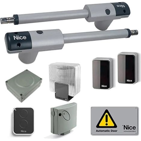 Nice TOO4500KCE - Kit per l'automazione di cancelli a battente con ante fino a 4,5 m e 250 kg, 230 Vac, a montaggio esterno (1/2)
