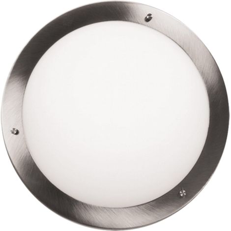 Plafoniera Candellux Aquila IP44 E27 31cm argento bianco (1/3)