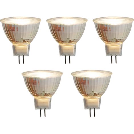 Set of 5 GU5.3 LED Bulbs MR16 5W 420lm 2700K 12V
