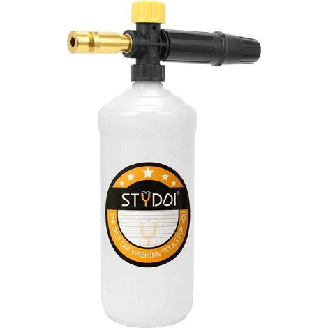 Pressure Washer Snow Foam Lance Adjustable 1 Litre Capacity Fits K2 K3 K4 K5 K6 K7 Series (1/5)