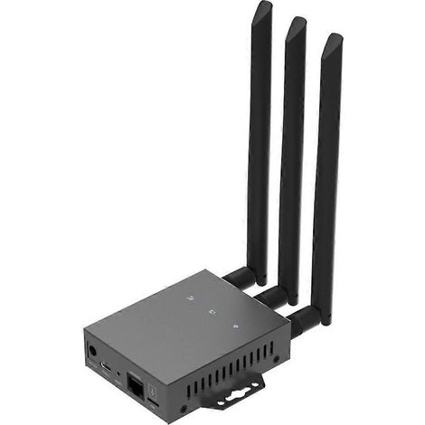 WLAN 6 4G LTE 2,4 GHz 300 Mbit/s Router, tragbares Internetgerät, Nano-SIM-Karte, LAN/WAN-Anschluss für IP-Kamera (1/5)