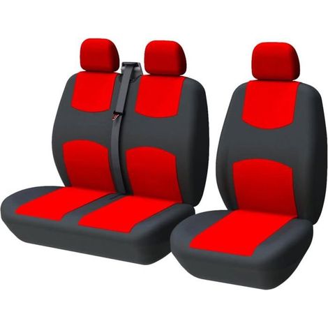 BelleRise - Housses de sièges universelles pour fourgonnettes, compatibles avec la plupart des fourgonnettes, notamment Citroën Jumper, Renault (1/4)