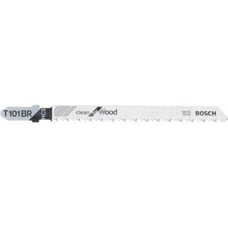 Bosch 3x Hoja de sierra de calar T 101 BR Clean for Wood - 2608633779