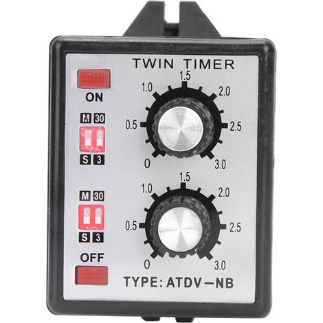 Relais de minuterie à bouton marche/arrêt, multisection ATDVNB AC110V 220V (1/5)