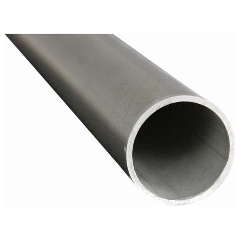 Deco Fer Forge – Tube rond en inox 304 brossé Ø42,4mm – Longueur 1000mm – Épaisseur 2mm – Pour ferronnerie et menuiserie