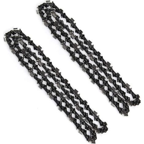 Chaînes Tronçonneuse Authentiques - Rotatech 16" 59 Maillons - Longueur 40 cm - Titane Électrique (Lot de 2) (1/5)