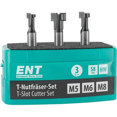 ENT Fräserkassette HW 3-teilig in Kunststoffbox