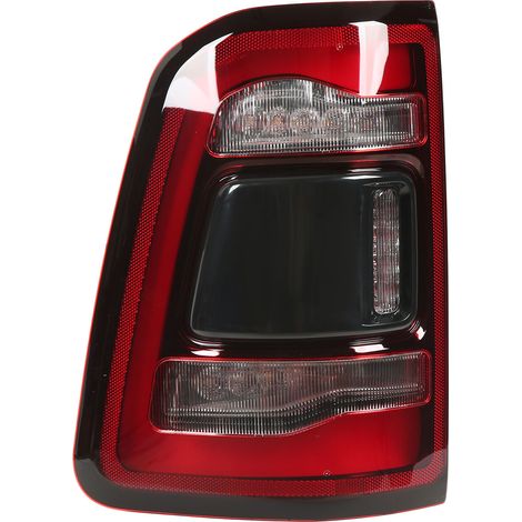 Decdeal Feu arrière de voiture LED, feu de stop et de recul de remplacement pour Dodge Ram 1500 2019 – 2022, gauche: 55112991AC