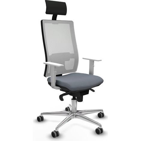Piqueras et Crespo 4B086G1 chaise bureau gris ergonomique