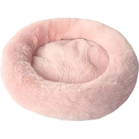 Nid Rond Pour Chien - Lit Doux En Polaire Pour Petit Animal - Coussin Chauffant Intérieur 40cm (1/5)