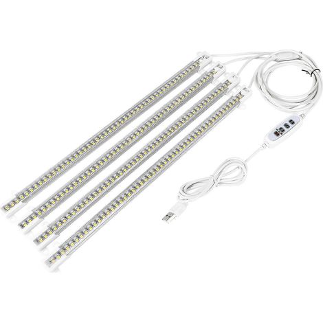 Bandes lumineuses de culture Led, spectre complet, lumières de croissance pour plantes d'intérieur, avec minuterie marche/arrêt automatique 3/9/12h (1/5)