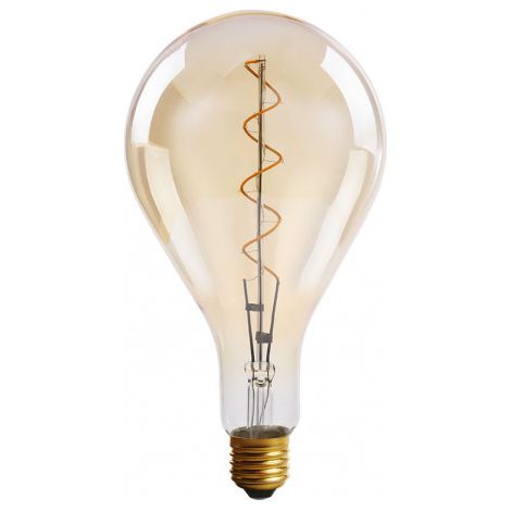 FABRILAMP Lampadina a filamento standard 22x12,5d 4w 320lm E27 Ambra 3000k