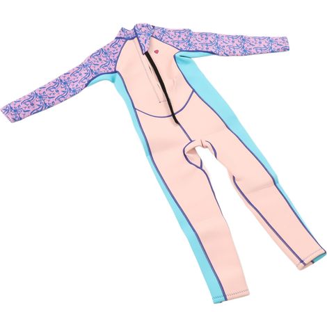 Langärmliger Kinder-Neoprenanzug, warm und sonnenschützend, aus 2,5 mm Neoprenkautschuk, geeignet zum Surfen für Kleinkinder, passend für Jungen und Mädchen, Größe 8. (1/4)