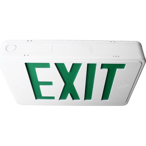 Panneau Sortie de Secours LED Éclairage Urgence Indicateur Évacuation Sécurité AC Mur Plafond (1/5)