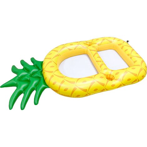 PVC-Eiskübel, aufblasbarer Wasser-Eiskübel, Ananas-Party-Eiskübel, schwimmender tragbarer Getränkeständer, poröse Untersetzer, 130 x 65 cm (1/5)