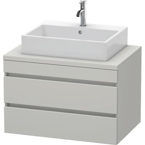 Meuble sous-console DURASTYLE 512x800x548mm chêne noir / blanc mat