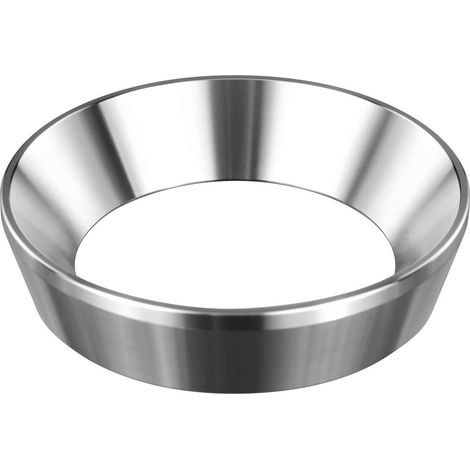 Espresso-Dosiertrichter aus Edelstahl, dicker Kaffeeauffangring aus Aluminiumlegierung, Kaffeeauffangbecher für Kaffeemühle, magnetischer Staubschutzring, kompatibel mit einem 58-mm-Griff