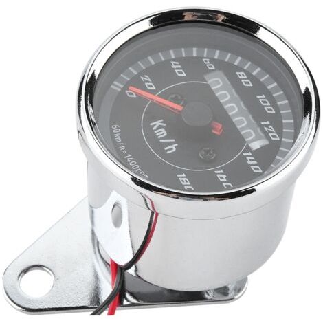 Compteur kilométrique rétro-éclairé interne, compteur de vitesse de moto antichoc pour le cyclisme en plein air (1/4)