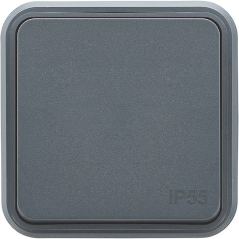 DEBFLEX - CYKLONE IP55 Va et Vient Encastré Anthracite - 730431 - ORIGINE France