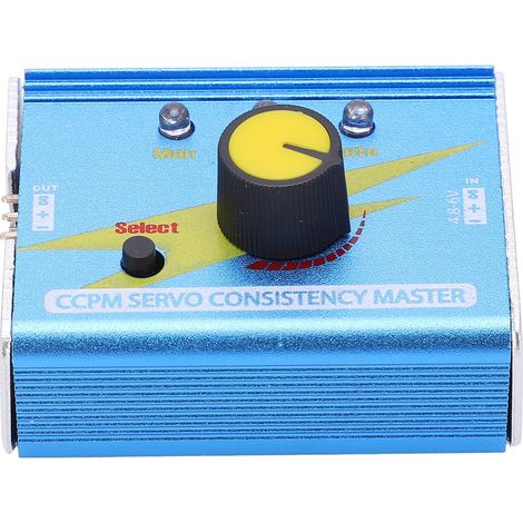 Contrôleur multifonctionnel CCPM Servo Consistency Master pour hélicoptères, voitures et bateaux radiocommandés. (1/5)