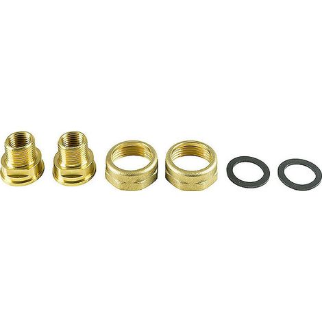 raccord à vis pour pompe Grundfos 96433909 2000 2000 /4" x 2000 /2" filetage intérieur sur filetage extérieur 3/4", laiton, set