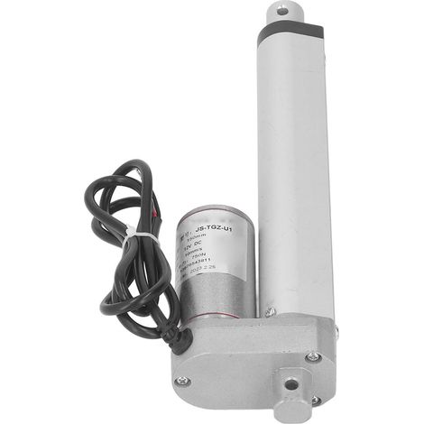 Actionneur électrique 12 V CC, moteur de 750 N, course de 150 mm, actionneur de mouvement linéaire pour système de levage, blanc, contrôleur et télécommande inclus. (1/5)