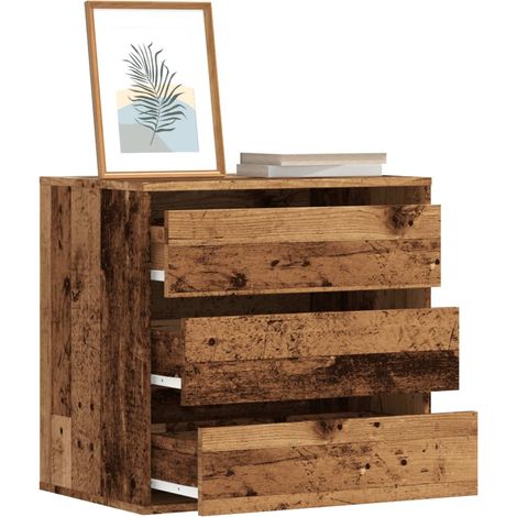 Kommode Altholz-Optik 60x41x58 cm Holzwerkstoff