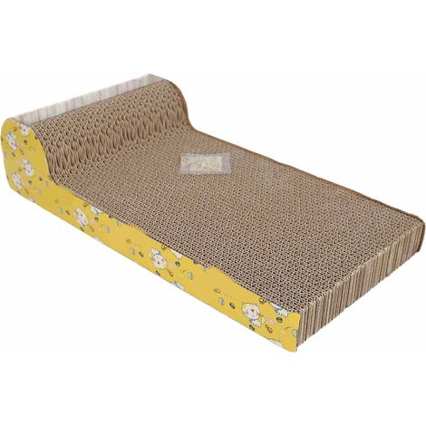 Griffoir en carton pour chat, griffes de meulage polyvalentes, résistance aux rayures, Protection des meubles, Type de police ondulé P (1/5)