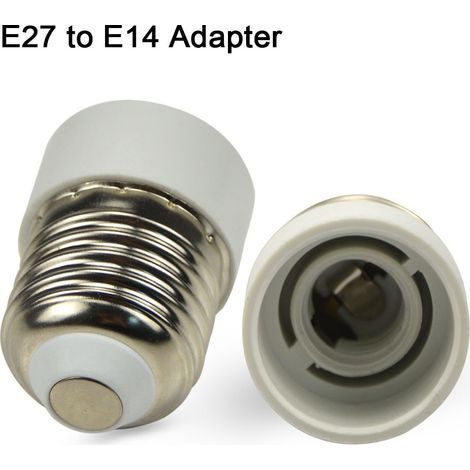 10 PCS. E27 A E14 ADAPTADOR PORTALÁMPARAS E14 A E27 /GU10/B22     -E27 a E14   -