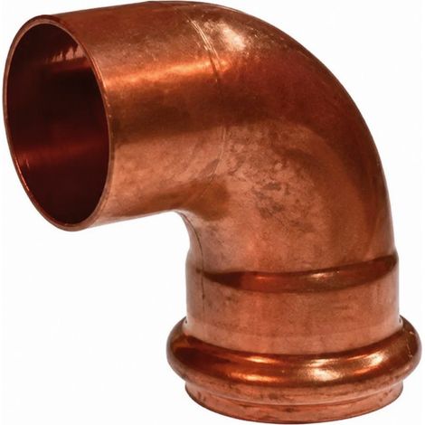 Abgewinkelter Kupferanschluss FF Blei/PVC oder Kupfer/PVC D.40