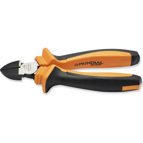 PINZA TRONCHESE TAGLIO DIAGONALE A LEVA ALTA 160mm ISOLATA ACCIAIO Cr-V MUNDIAL (1/2)