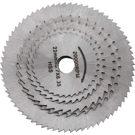 Mini-HSS-Rotationswerkzeug-Sägeblatt-Set für Metall- und Holzbearbeitung mit 2 Stangen (1/5)