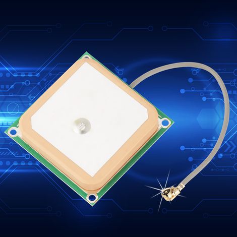 Aktive GPS-Antenne mit hoher Verstärkung (28 dB), Keramik-Patch, interner 25 x 25 x 8 mm Stecker (1/5)