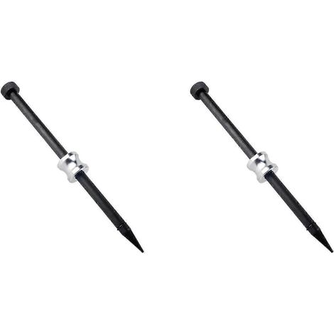 Outil d'extraction d'injecteurs (2 pièces) - Extracteur de joints d'injecteurs - Outil de réparation automobile en acier - Extracteur d'injecteurs pour moteurs diesel (1/5)