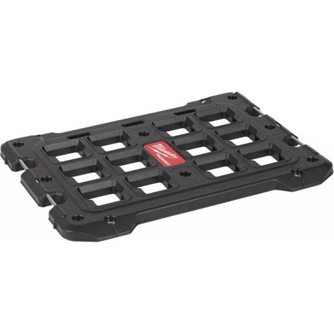 Milwaukee PACKOUT Bandeja de montaje negra resistente