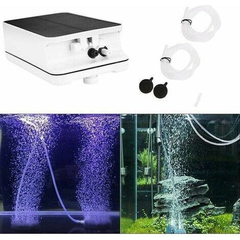 Wasserdichter Sauerstoffgenerator – Solarbetriebener, wasserdichter Sauerstoffgenerator mit Luftpumpe für Schwimmbecken und Teiche im Notfall (1/4)