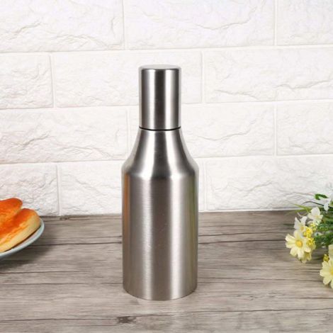 Distributeur d'huile d'olive et vinaigre 1000ml en acier inoxydable, récipient verseur pour cuisine et restaurant (1/5)